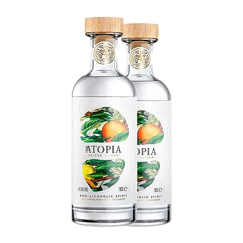 Schnapp Atopia Spiced Citrus ohne Alkohol, 70 cl, 2 Flaschen à 70 cl von Distribuidor