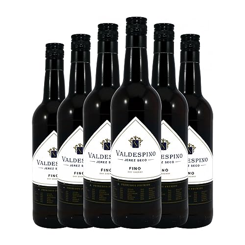 Valdespino Trocken Jerez-Xérès-Sherry 75 cl Verstärkter Wein (Schachtel mit 6 Flaschen von 75 cl) von Distribuidor