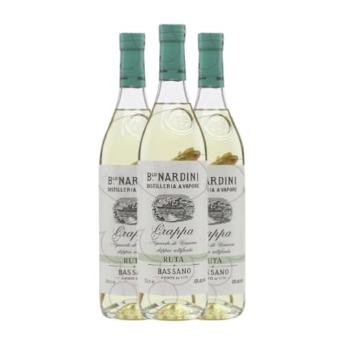 Grappa Bortolo Nardini Ruta Miniatura Miniaturflasche 5 cl (Schachtel mit 3 Miniaturflasche von 5 cl) von Distribuidor