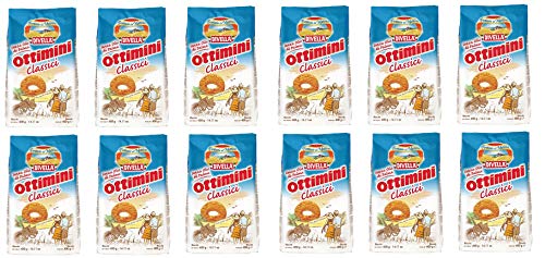 12x Divella Ottimini Classici Shortbread Kekse mit frischen Eiern 400g Biscuits Cookies italienische Kekse von Divella