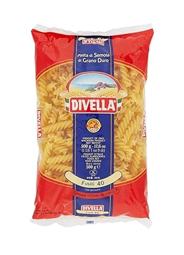 DIVELLA HARTWEIZENGRIESS NUDELN FUSILLI 40 GR 500 X 24 von Divella