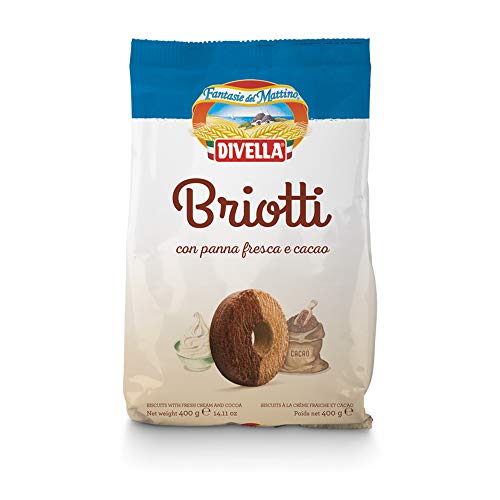 Divella Briotti Shortbread Kekse mit frischer Sahne und Kakao 400g biscuits cookies Italienische Kekse von Divella