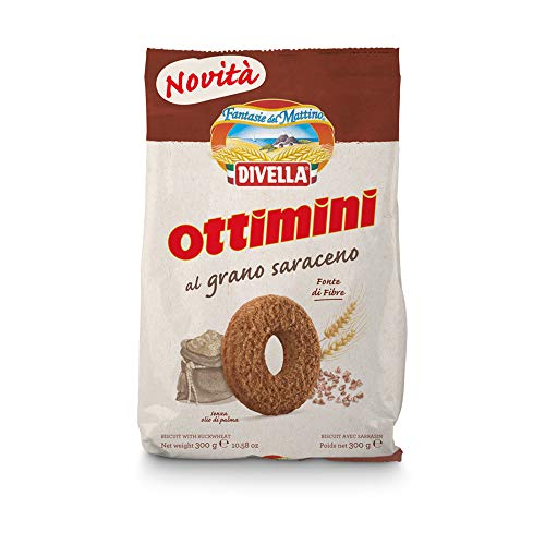 Divella Ottimini al Grano Saraceno Buchweizen Shortbread Kekse 300g Biscuits Cookies italienische Kekse von Divella