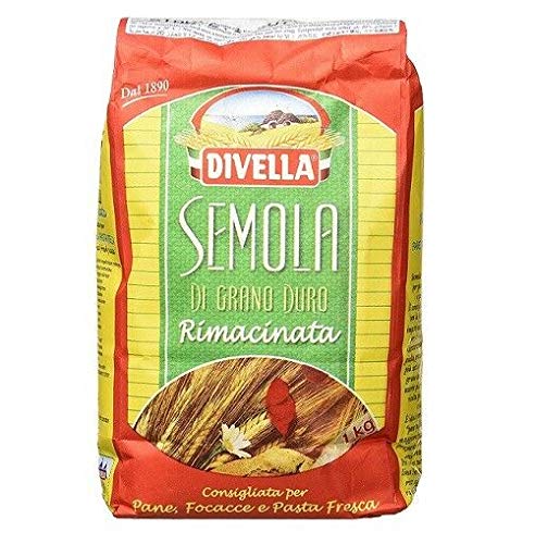 Divella Semola Di Grano Duro Rimacinata Hartweizengries 1kg von Divella