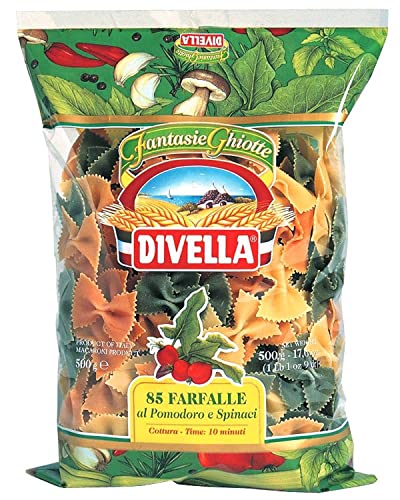 Farfalle Tomate mit Spinat Nr. 85 500g in Packung / Divella von Divella