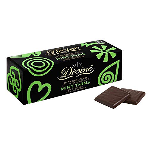 Divine Dark Chocolate Fairtrade After Dinner Mint Thins 200g von Divine