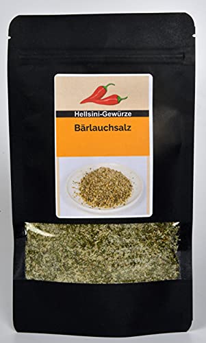 Bärlauchsalz 100g - Gewürzsalz Premium Qualität Hellsini-Gewürze ohne Zusatzstoffe von Dixis Samen
