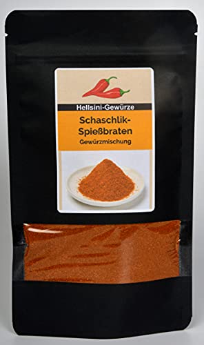 Schaschlik Spießbraten - Gewürzmischung 100g Premium Qualität Hellsini-Gewürze ohne Zusatzstoffe von Dixis Samen