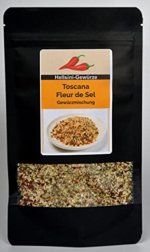 Toscana Gewürzmischung mit Fleur de Sel - Gewürzmischung 100g Premium Qualität Hellsini-Gewürze ohne Zusatzstoffe von Dixis Samen