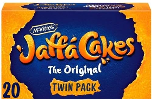 Jaffa Cakes Original Doppelpack Kekse x20 "A Symphony of Flavors" leckere und verdrehte Geschenkkörbe für Geburtstag, Weihnachten, Ostern, Neujahr (2 Stück) von Dnaaz