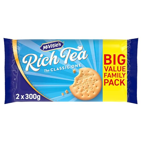 Rich Tea The Classic One Doppelpack, 2 x 300 g (4 Stück) Tasty and Twisty Delicious Treat Geschenkkorb, Weihnachten, Geburtstag, Ostern von Dnaaz