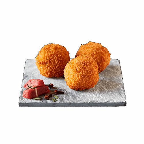 Dobben Bitterballen 54 Stk.x 30g Rindfleisch I Rundvlees Bitterballen aus Holland I TK Fleisch-Ragout Bällchen I Geeignet für die Friteuse I TK Express Versand von BFYSYO