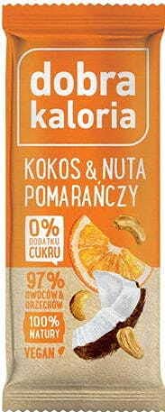 Fruchtriegel mit Kokos und Orange 35g Dobra Kaloria von Dobra Kaloria