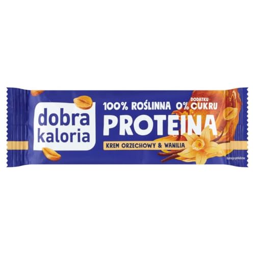 Proteinriegel Erdnussbutter mit Vanille 45g Dobra Kaloria von Dobra Kaloria