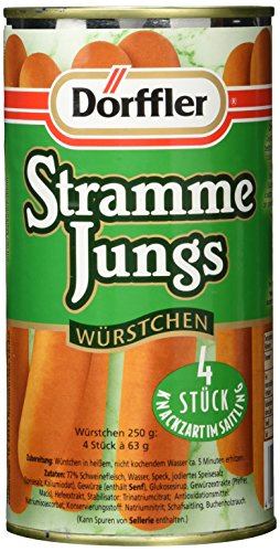 Dörffler Stramme Jungs in Saitling, 6er Pack (6 x 550 g Dose) von Dörffler