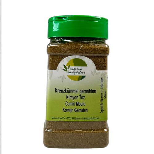 Gemahlener Kreuzkümmel, 100% reines Kreuzkümmelpulver, natürlich gemahlener Kreuzkümmelsamen, enthält keine Zusatzstoffe." (160g - Bottle) von Doğaltakıl