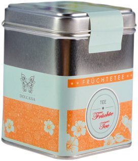 Dolcana Früchtetee Wald-Himbeere, 1-er Pack (1 x 100 g Dose) von Dolcana