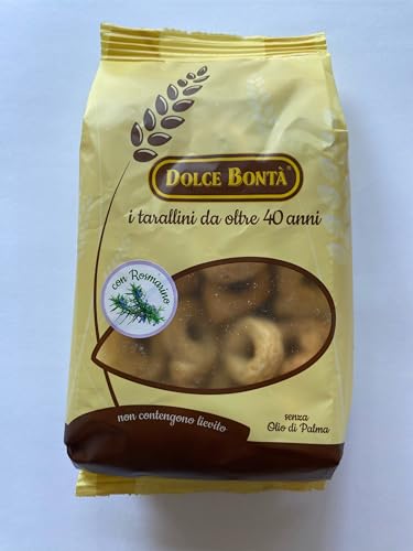 Dolce Bontà Tarallini con Rosmarino/mit Rosmarin 250 gr. von Dolce Bontà