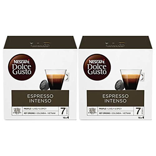 Dolce Gusto Intenso Espresso Nescafé 16 pro Packung (Paket von 2) von NESCAFÉ DOLCE GUSTO