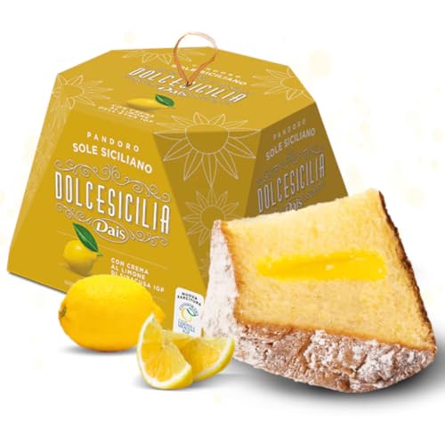 Pandoro Dais Sole Siziliano Mit Zitronencreme 750 g von Dolcesicilia