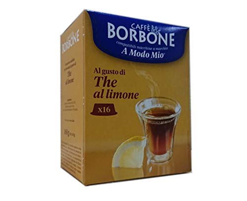 128 Kapseln Comp. Lavazza A modo mio - Zitronentee 8x16 - Caffè Borbone von Dolci Aveja