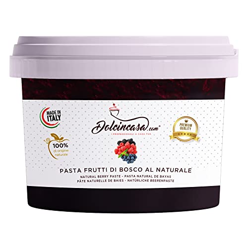 Dolcincasa.com Beeren aromatisiert Paste Ideal für Eis und Gebäck 500gr von Dolcincasa.com