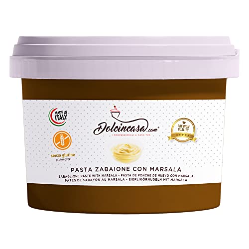 Dolcincasa.com Zabaione e Marsala Paste Ideal für Speiseeis Gebäck Desserts 200g von Dolcincasa.com