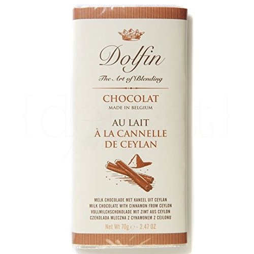 Vollmilchschokolade mit Zimt aus Ceylon 70g. Dolfin. 15 Stk. von DOLFIN