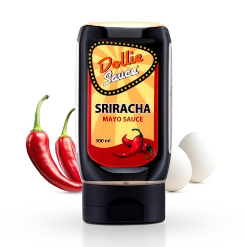 Dollie Sauce Sriracha Mayo - würzige & cremige leicht scharfe Mayo Sauce mit Chili/ 300ml von Dollie Sauce