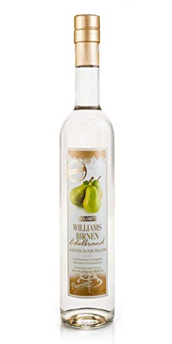 DOLOMITI Williams Edelbrand 40% vol. | fruchtiger Brand aus Williams-Christ-Birnen | 1 x 0,5 Liter │Echtes aus den Bergen │modernste Brenntechnik │ unter Vakuum mehrfach destilliert von DOLOMITI ALPENFEINKOST