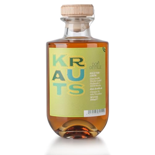 Dom Destille Krauts | Kräuter Likör | Aromatische Kräuter | Hergestellt aus besten Zutaten | 38% Vol | 500 ml von Dom Destille