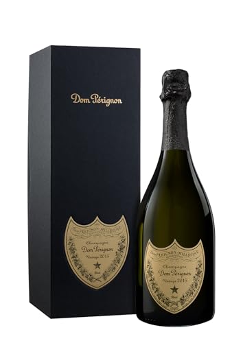 Dom Perignon Champagner Vintage 2015 - Exklusiver Jahrgangschampagner mit Geschenkverpackung, 0,75l von Dom Pérignon