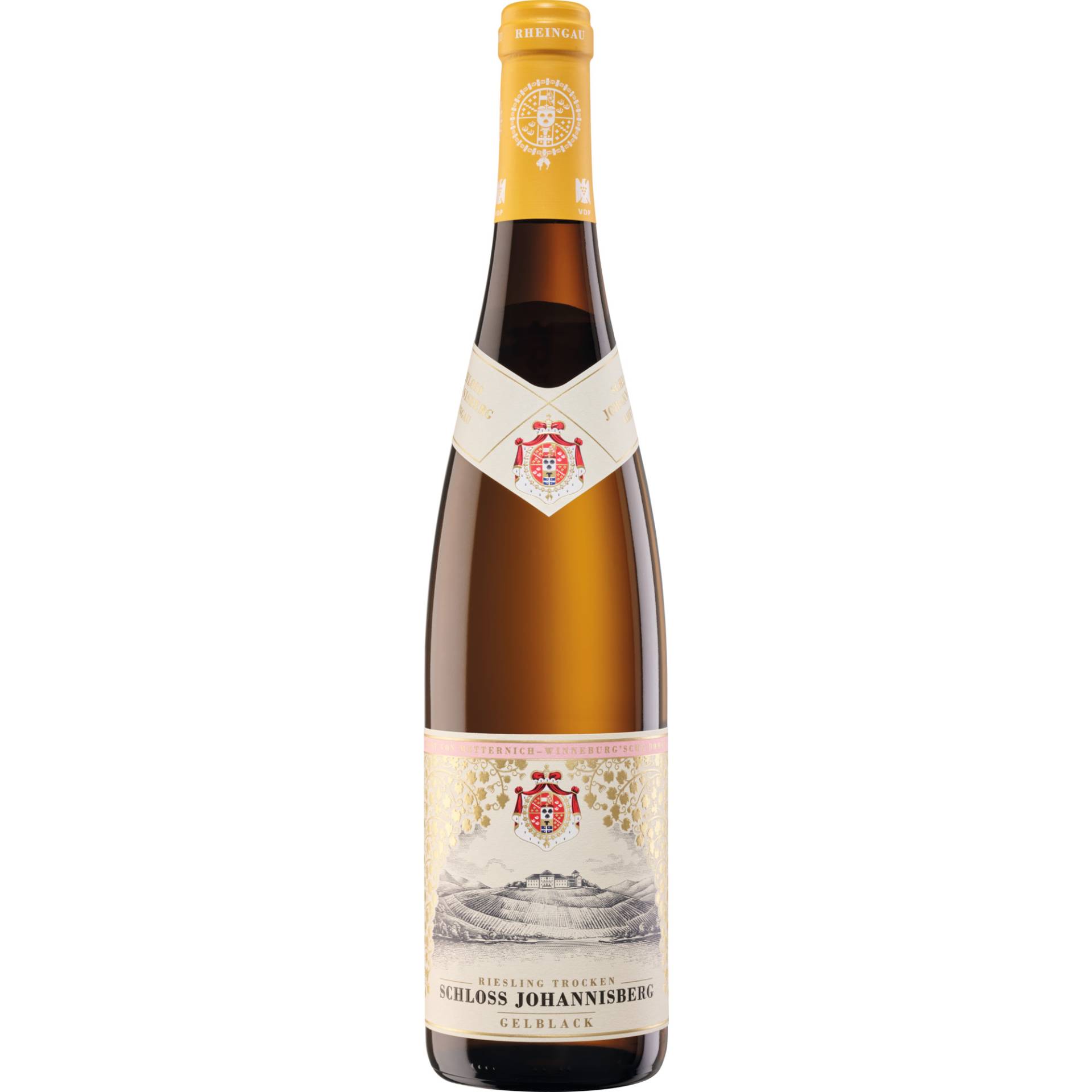 Gelblack Riesling, Trocken, Rheingau, Rheingau, 2023, Weißwein von Domäne Schloss Johannisberg, D - 65366 Geisenheim