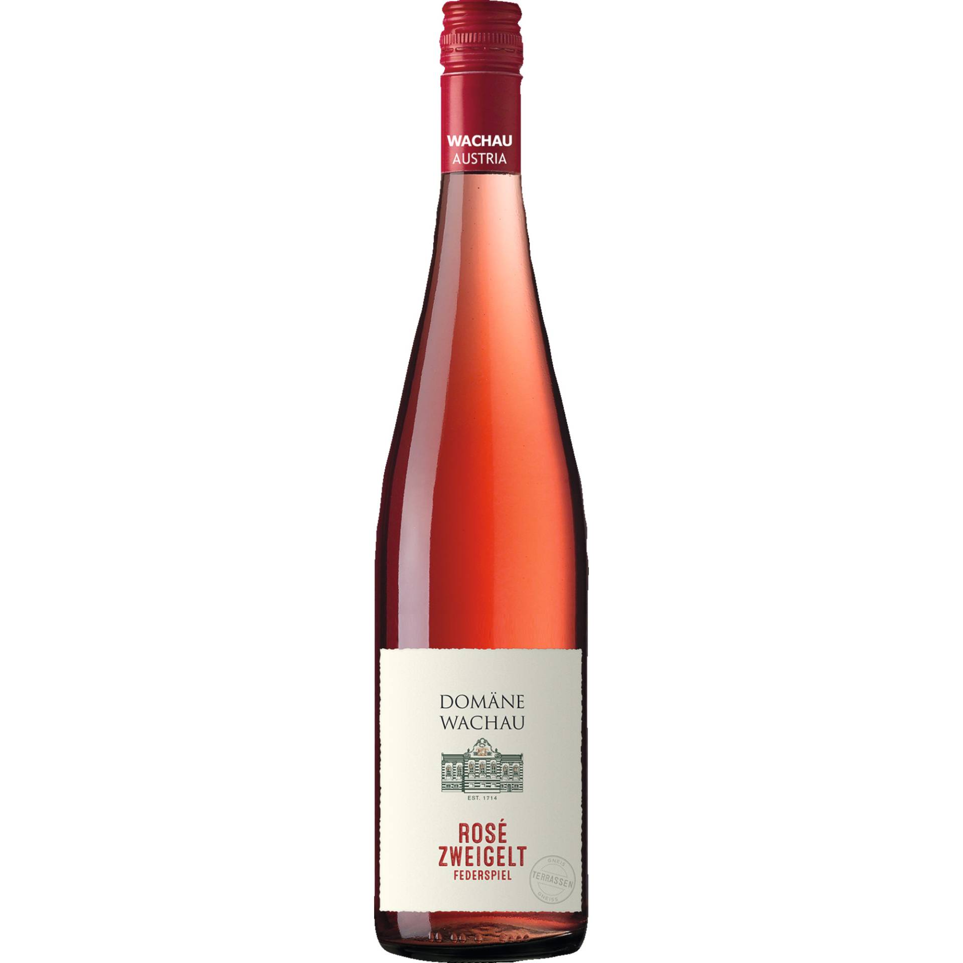 Zweigelt Federspiel Rosé, Wachau, Niederösterreich, 2024, Roséwein von Domäne Wachau,3601,Dürnstein,Österreich