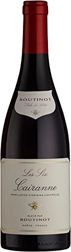 Boutinot ‘Les Six’, Cairanne AOC (case of 6x75cl) Frankreich/Carainne, Rotwein (GRAPE: GRENACHE NOIR 50%, SYRAH 10%, MOURVÈDRE 10%) von Domaine Boutinot Rhône