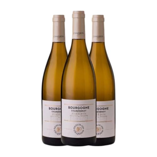 Chanson Chardonnay Bourgogne Alterung 75 cl Weißwein (Karton mit 3 Flaschen von 75 cl) von Domaine Chanson