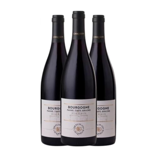 Chanson Passe Tout Grains Bourgogne Alterung 75 cl Rotwein (Karton mit 3 Flaschen von 75 cl) von Domaine Chanson