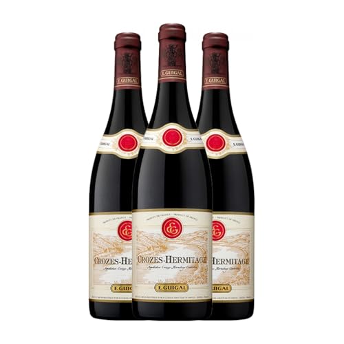 E. Guigal Syrah Crozes-Hermitage Alterung 75 cl Rotwein (Karton mit 3 Flaschen von 75 cl) von Domaine E. Guigal