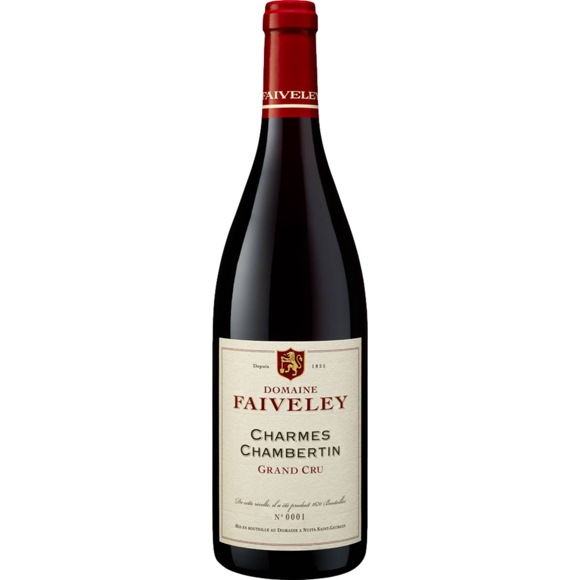 Domaine Faiveley Charmes-Chambertin Grand Cru, Charmes-Chambertin Grand Cru AOP, Burgund, 2021, Rotwein von Domaine Faiveley, 8 Rue du Tribourg, 21700 Nuits-Saint-Georges