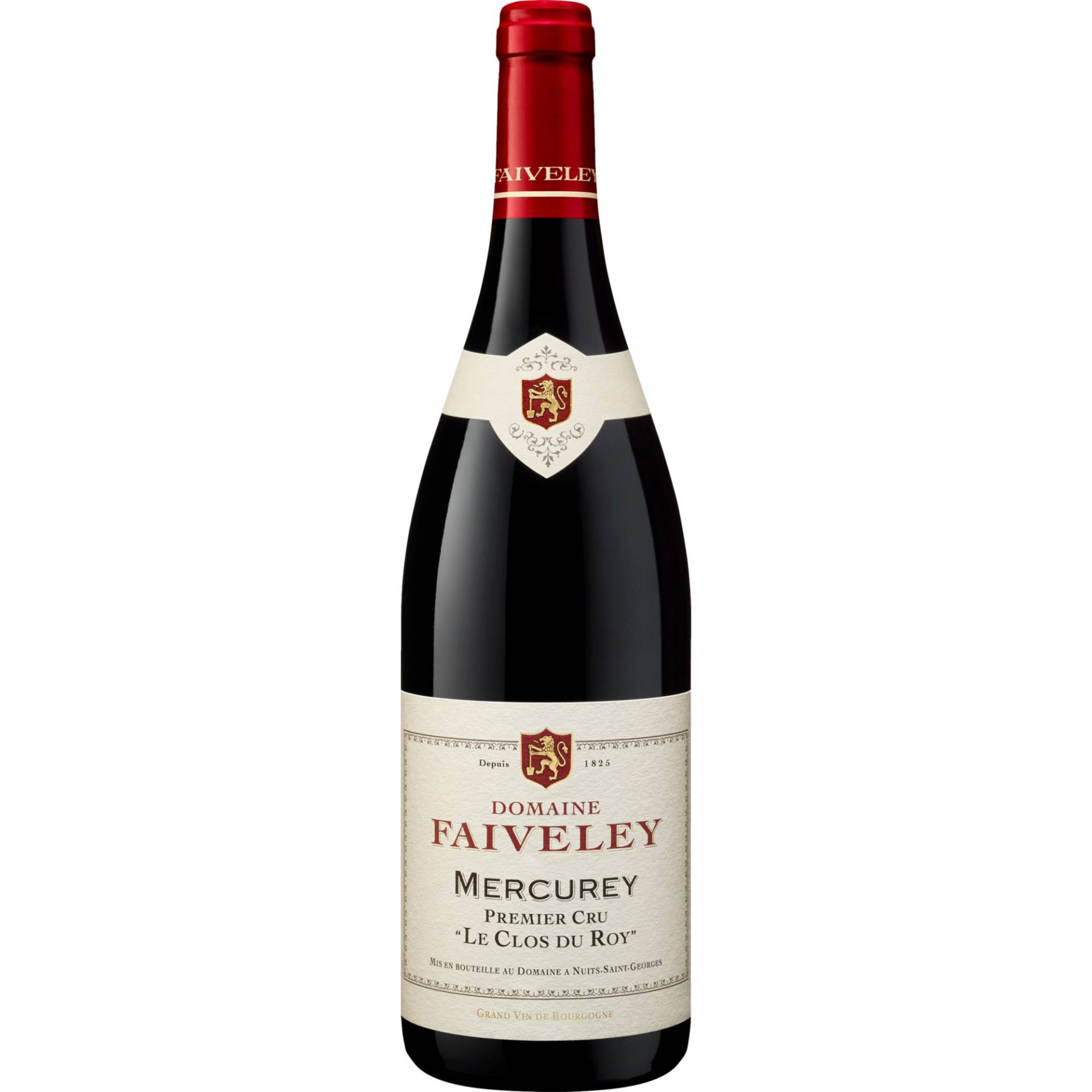 Domaine Faiveley Mercurey Le Clos du Roy, Mercurey 1er Cru AOP, Burgund, 2022, Rotwein von Domaine Faiveley - 8 Rue du Tribourg, 21700 Nuits-Saint-Georges, Frankreich