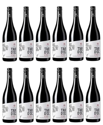 12x 0,75l - 2023er - Domaine Gayda - T'Air - Syrah - Pays d'Oc I.G.P. - Frankreich - Rotwein trocken von Domaine Gayda