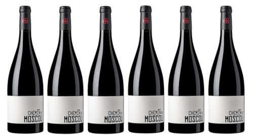 6x 0,75l - 2021er - Domaine Gayda - Chemin de Mouscou - Pays d'Oc I.G.P. - Frankreich - Rotwein trocken von Domaine Gayda