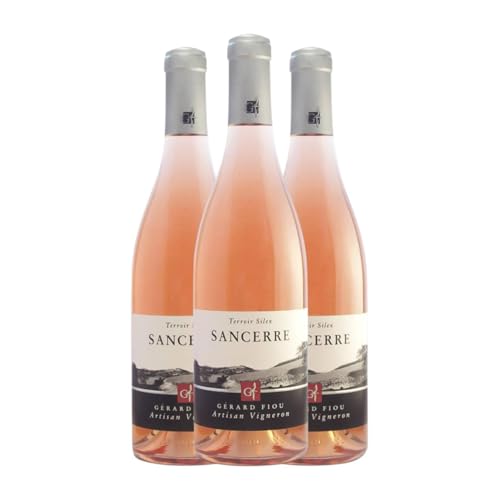 Gérard Fiou Rosé Spätburgunder Sancerre 75 cl Rosé-Wein (Karton mit 3 Flaschen von 75 cl) von Domaine Gérard Fiou