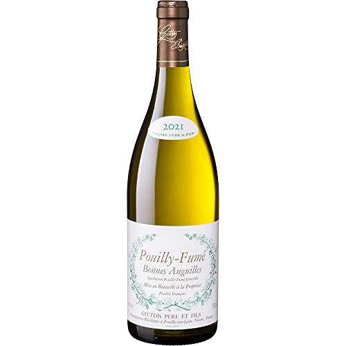 Pouilly Fumé AOC 2021 Les Bonnes Anguilles Weißwein Vegan trocken Domaine Gitton Pere et Fils Frankreich 750ml-Fl von Domaine Gitton Pere et Fils