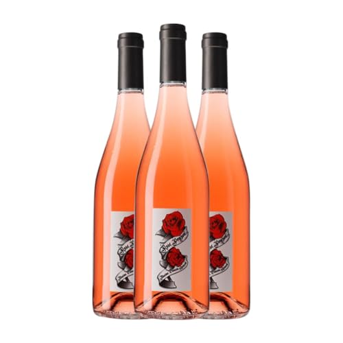 Gramenon Maxime-François Laurent Pompom Rosé Côtes du Rhône 75 cl Rosé-Wein (Karton mit 3 Flaschen von 75 cl) von Domaine Gramenon