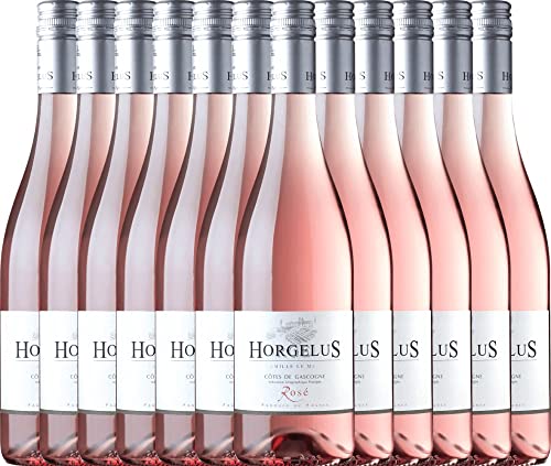 Horgelus Rosé Côtes de Gascogne IGP Domaine Horgelus Roséwein 12 x 0,75l VINELLO - 12 x Weinpaket inkl. kostenlosem VINELLO.weinausgießer von Domaine Horgelus