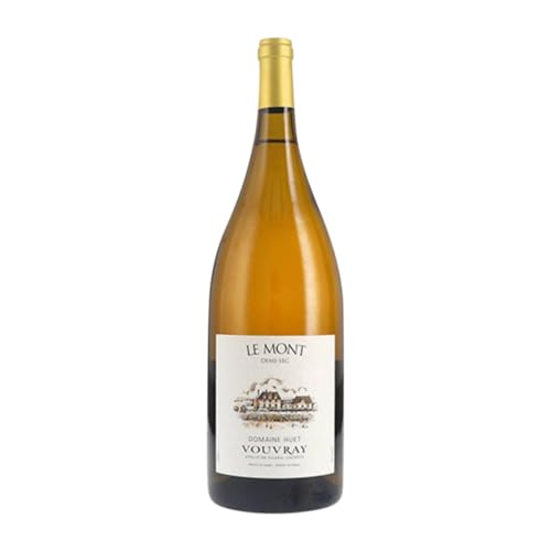 Huet Le Mont Chenin Weiß Halbtrocken Halbsüß Vouvray Magnum-Flasche 1,5 L Weißwein von Domaine Huet