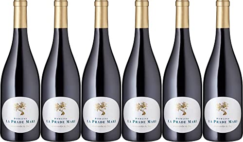 6x Minervois 'Gourmandise des Bois' Prade Mari 2017 - Domaine La Prade Mari, Languedoc-Roussillon - Rotwein von Domaine La Prade Mari