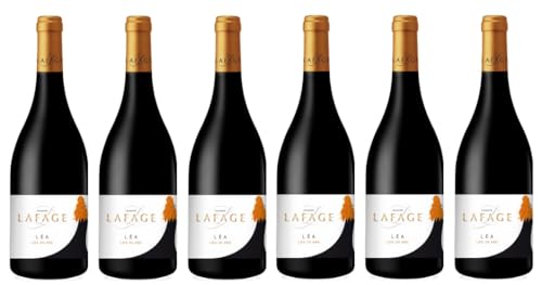 6x 0,75l - 2021er - Domaine Lafage - Léa - Rouge - Côtes du Roussillon A.O.P. - Frankreich - Rotwein trocken von Domaine Lafage