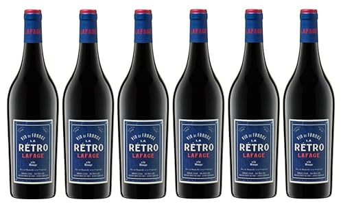 6x 1,0l - 2023er - Domaine Lafage - La Retro Lafage - Rouge - LITER - Vin de France - Frankreich - Rotwein trocken von Domaine Lafage